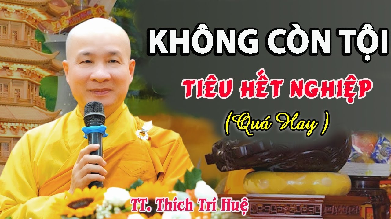 TIÊU HẾT TỘI HẾT NGHIỆP BẰNG CÁCH LÀM 2 ĐIỀU NÀY (Cực Hay) - Thầy Thích Trí Huệ