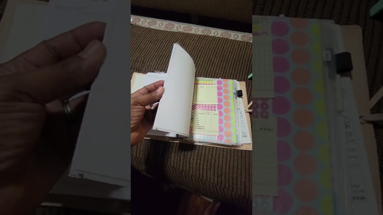 Replaced my A5 planner rings with 7 ring binder mechanism.
