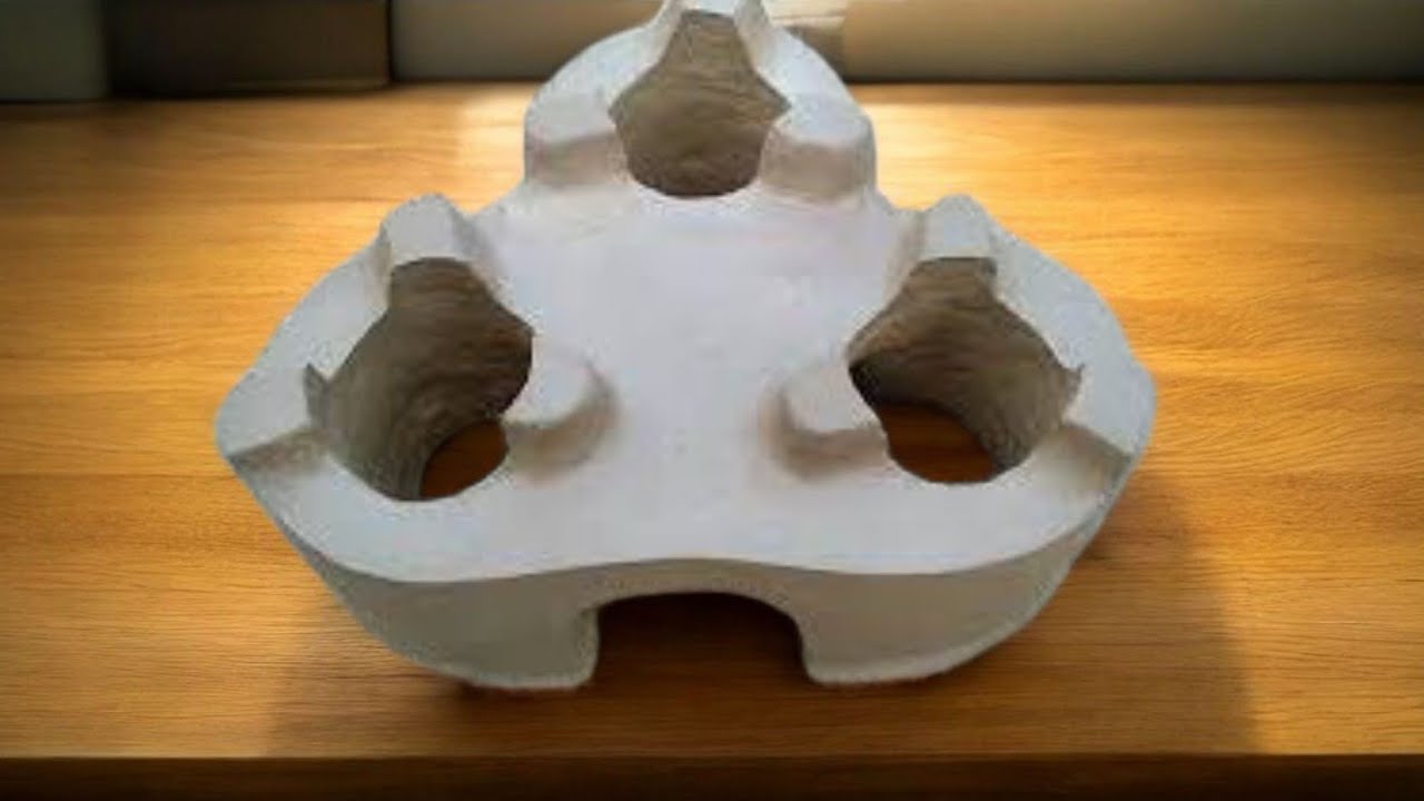 How to survive making an outdoor stove from clay and rice husks saves firewood three in one