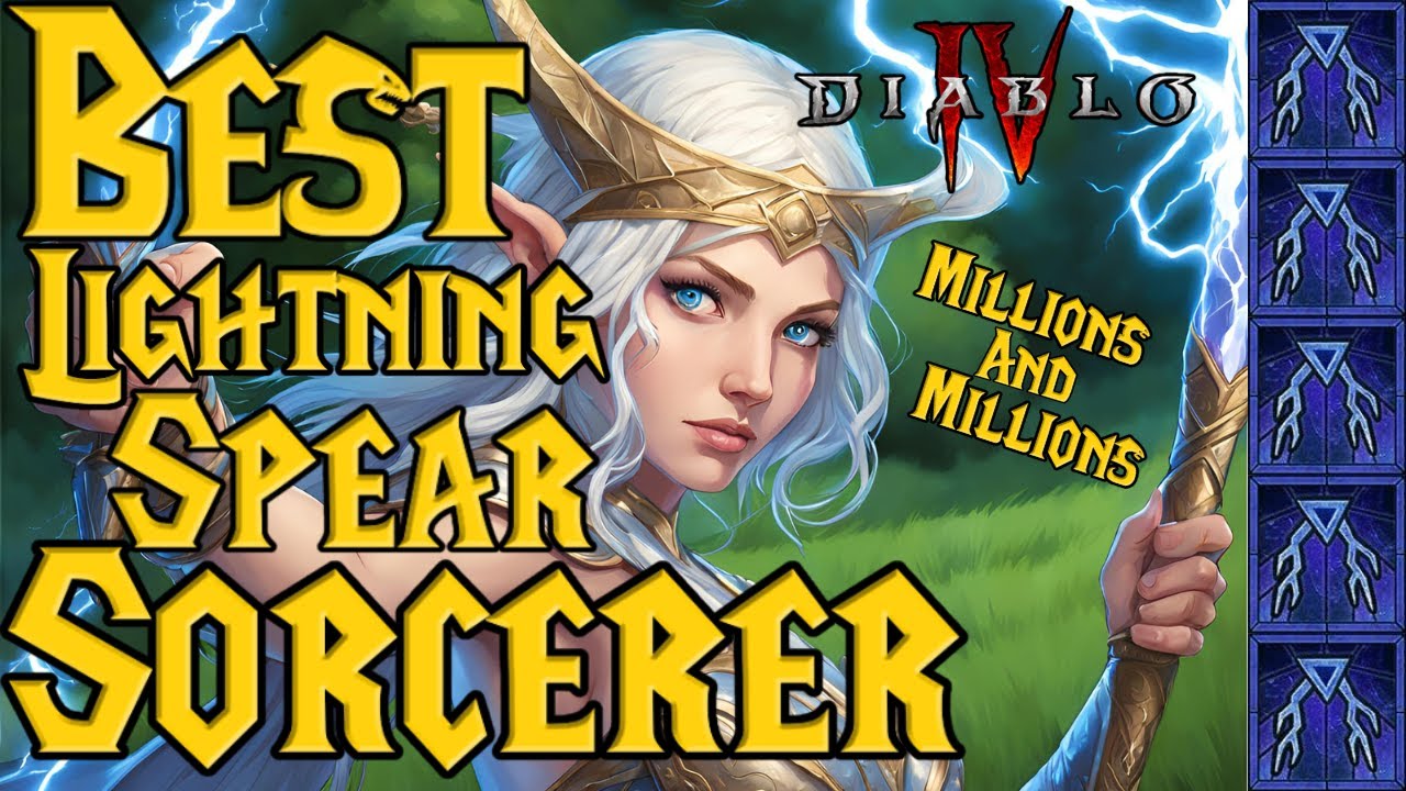 Lightning Spear STILL THE BEST Sorcerer Build Guide Diablo 4 Season 5