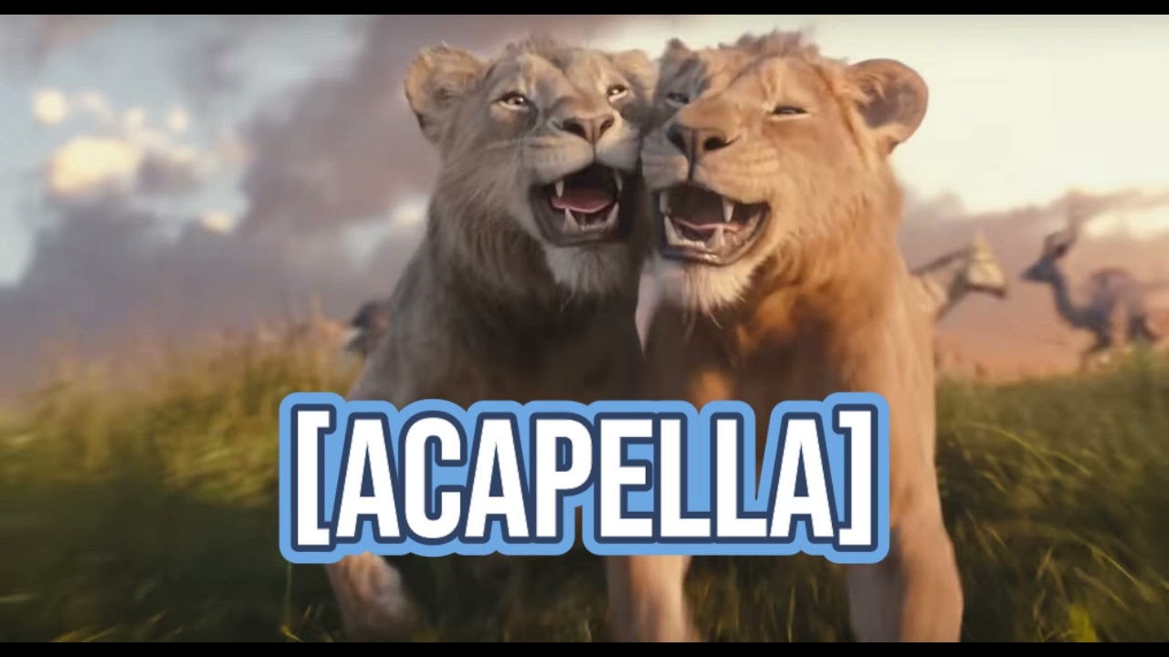 Mufasa: The Lion King - I Always Wanted A Brother (ACAPELLA) Vocals Only