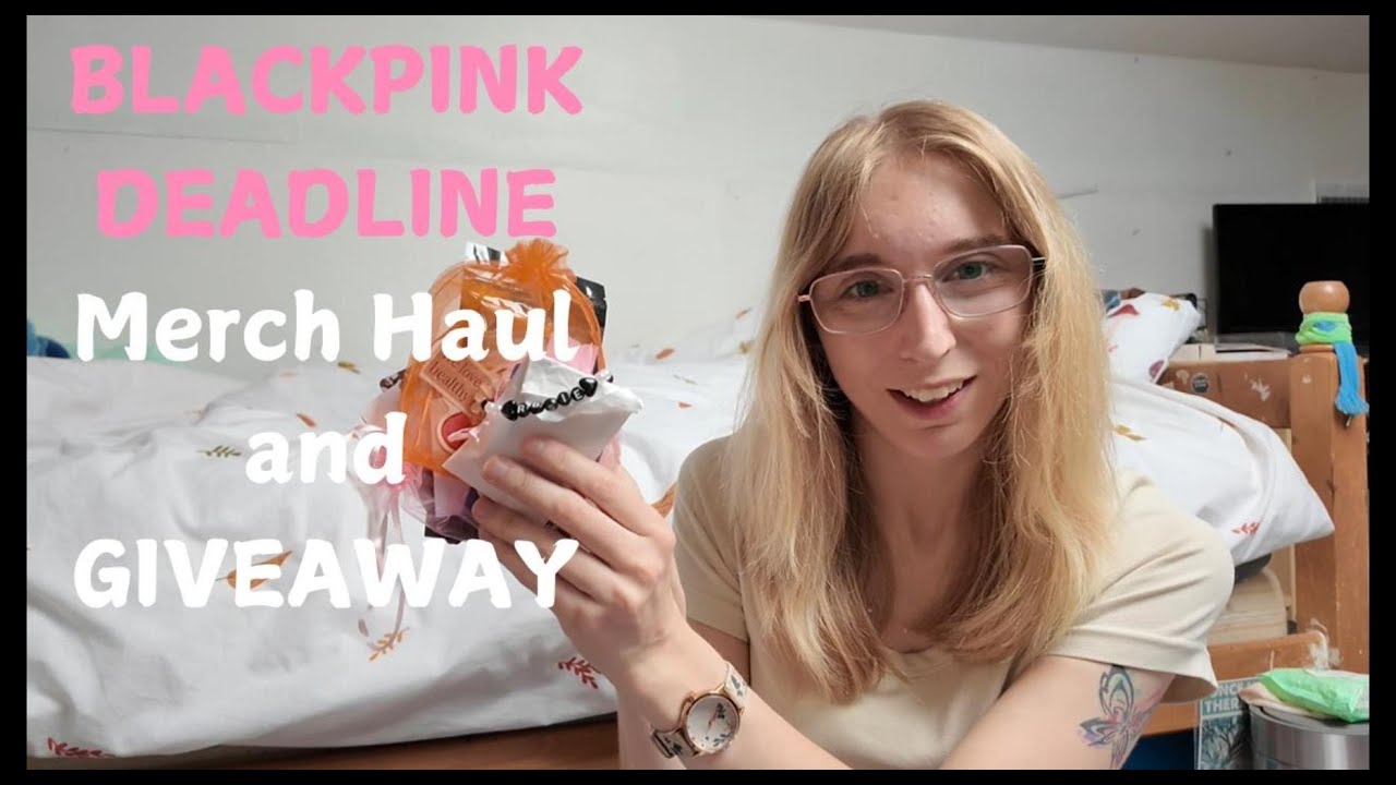 My BLACKPINK Deadline Merch Haul and GIVEAWAY