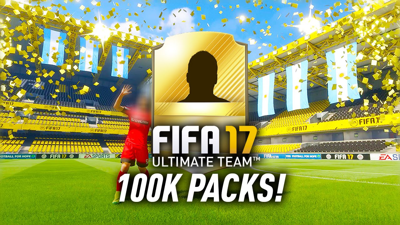 FIFA 17 ПАКИ ПО 100К! НОВАЯ АНИМАЦИЯ ВЫПАДЕНИЯ ИГРОКА!