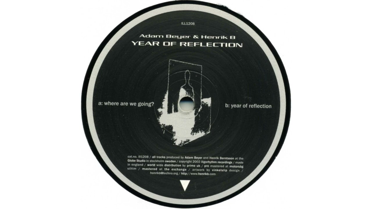 Adam Beyer & Henrik B - Year Of Reflection (Original Mix)