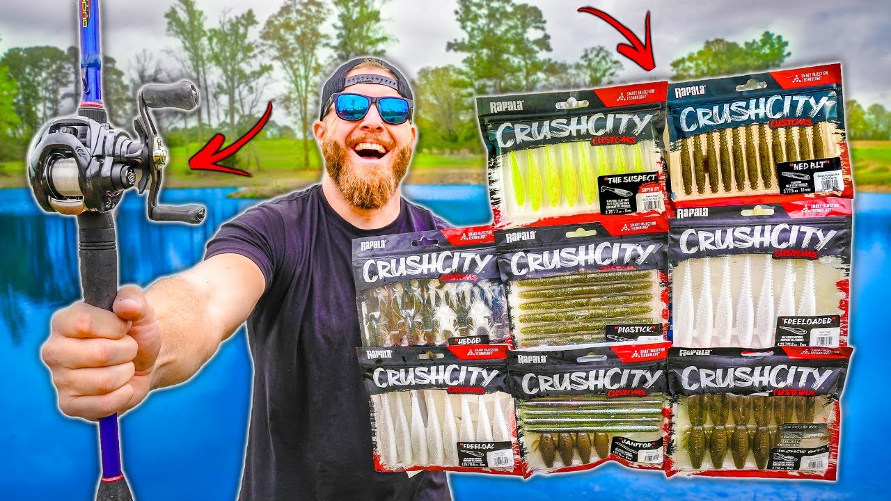 Crush City Baits ONLY Fishing Challenge (Ultimate Slam)