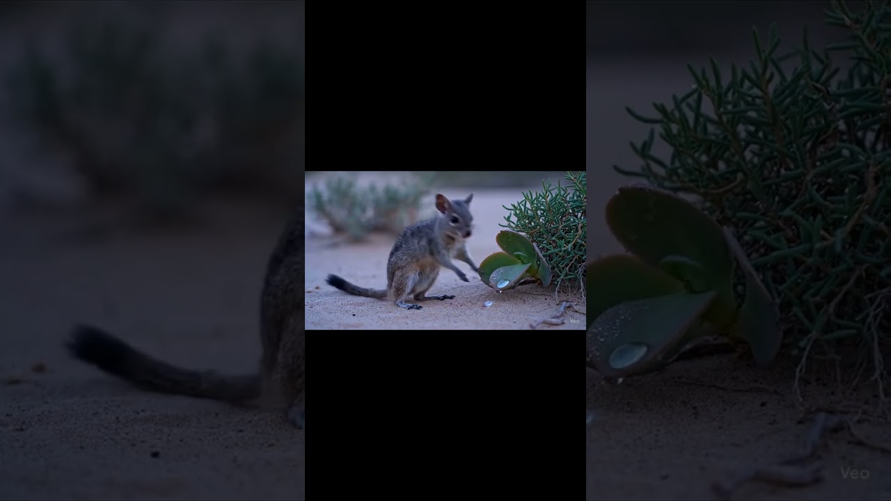 EN: A marsupial mouse exploring the desert. Tiny life in the sands DE: Eine Beutelmaus erkundet die