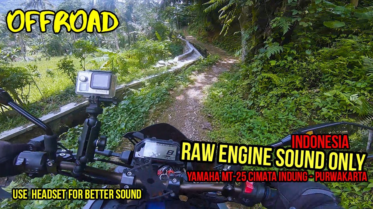 YAMAHA #mt25 2021 | RAW ENGINE SOUND - OFFROAD - FOREST - CIMATA INDUNG