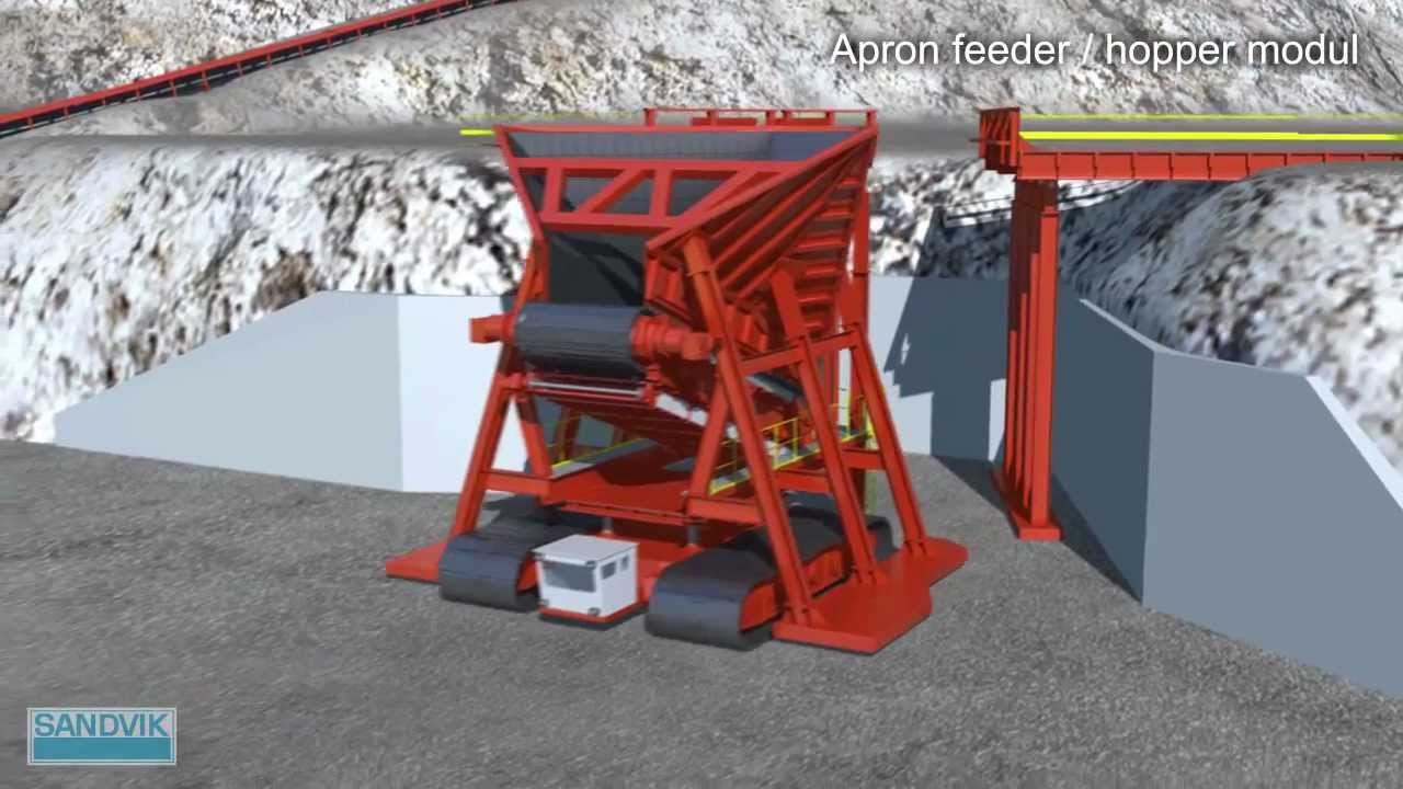 Semi-mobile IPCC concept from Sandvik Mining Systems