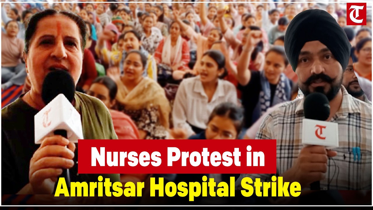 Amritsar GMC Nurses Continue Protest, Boycott Services Over Rs 4600 Grade Pay Demand