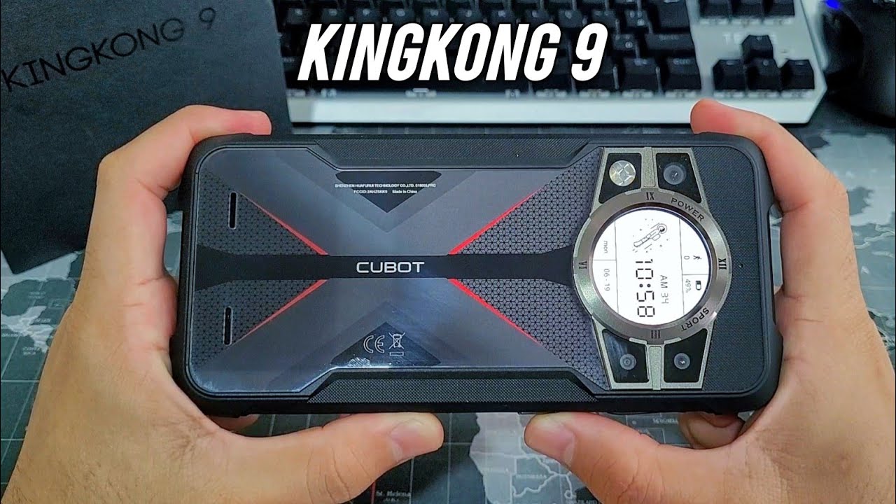24GB DE RAM! R$1.000 REAIS! MEU NOVO CELULAR GAMER INDESTRUTÍVEL CUBOT KINGKONG 9