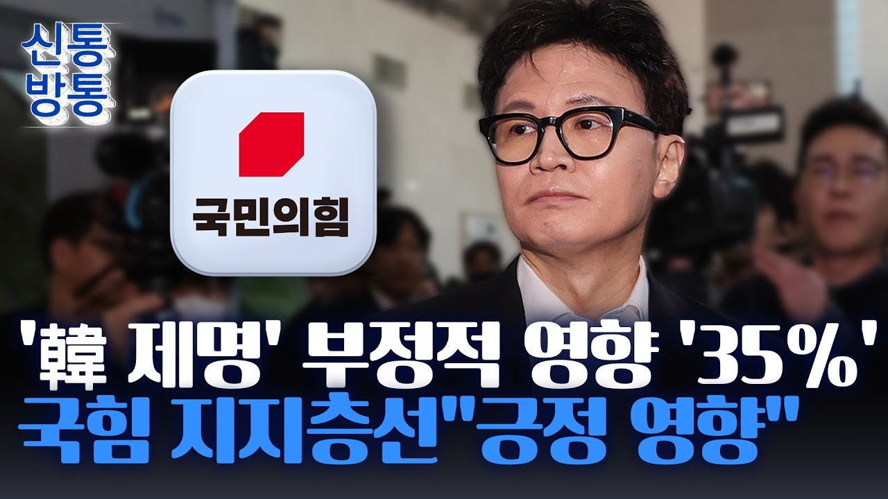[신통방통] 한동훈 제명, 국민의힘에 영향은?···일각 