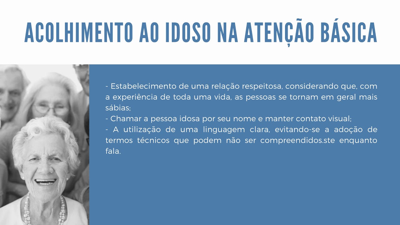 Aula 1 - Saúde do idoso - Técnico em enfermagem