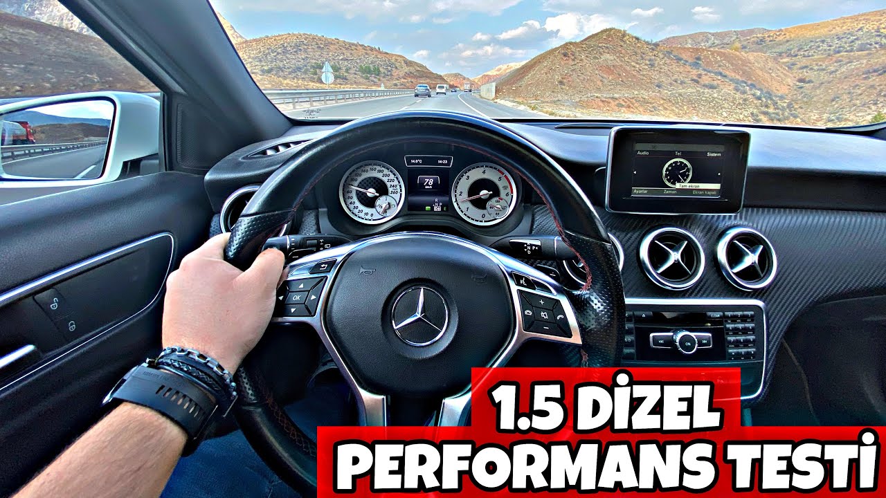 Renault Motorlu | Mercedes A180 CDI | Performas Testi | Otomobil Günlüklerim