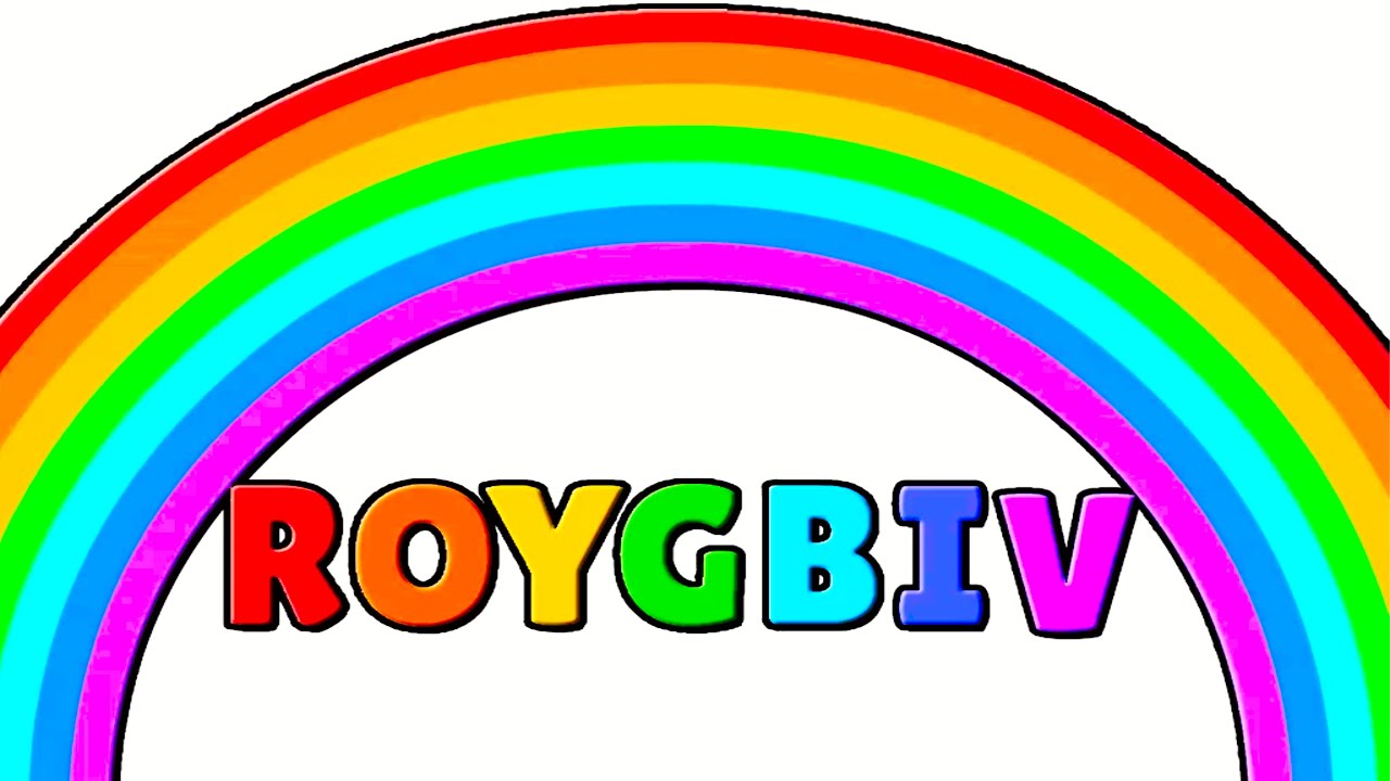 COLORS of the Rainbow for Kids with ROYGBIV (Super Easy Color Learning)