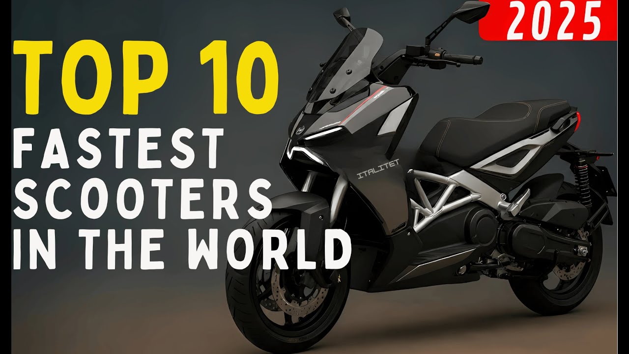 Top 10 Fastest Scooters in the World (2025 Edition)
