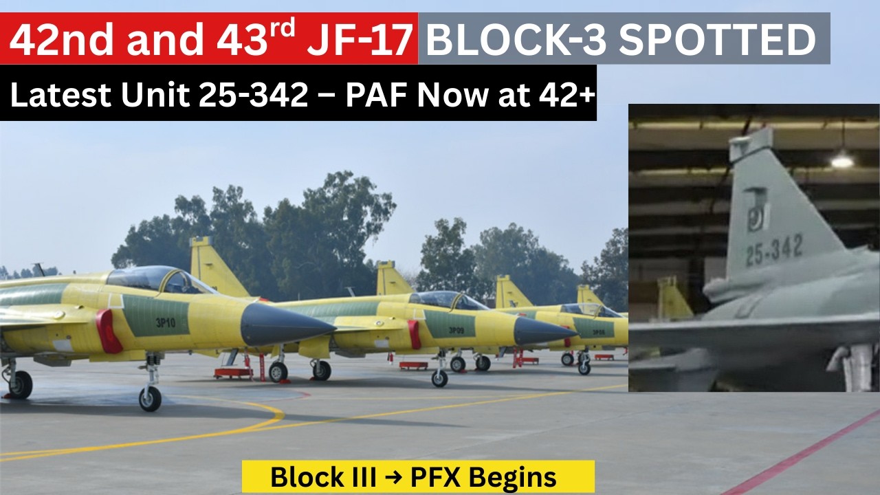 42nd and 43rd JF 17 BLOCK 3 SPOTTED | SHORT BLOCK 3 VS TEJAS MK1A COMPARISION