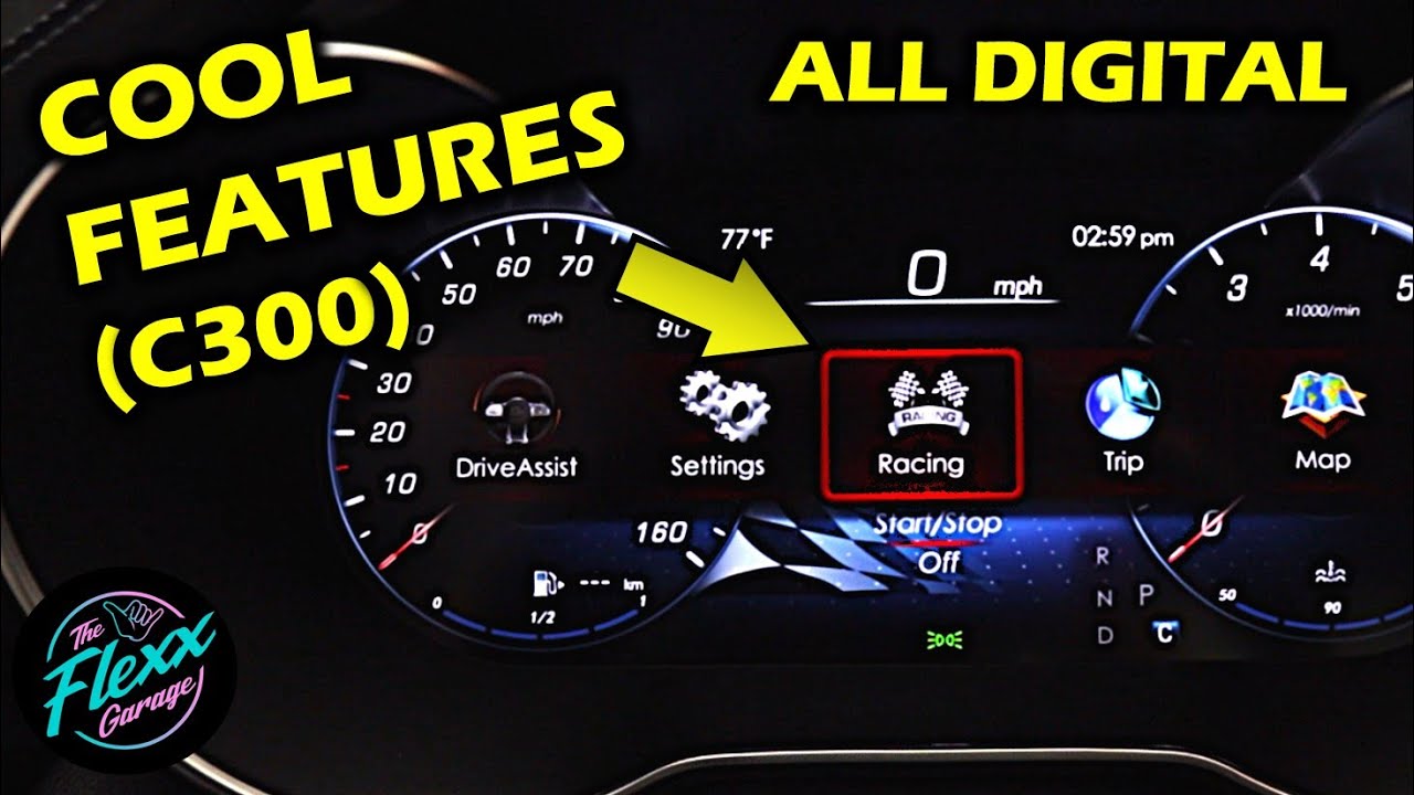 PART 2:  Aftermarket Digital Gauge Cluster ALL features (Mercedes C-Class W205)