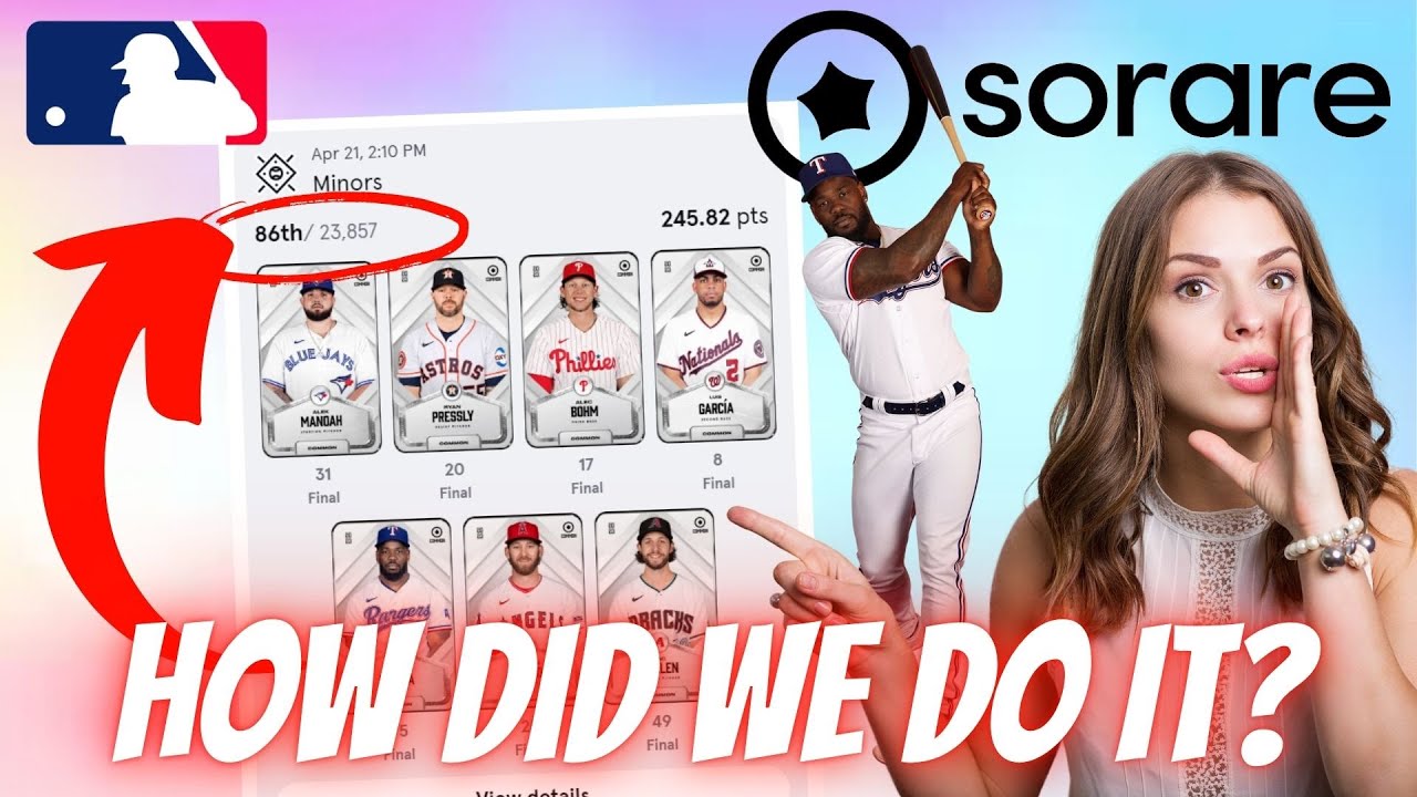 HOW WE FINISHED TOP 100 ON SORARE MLB!