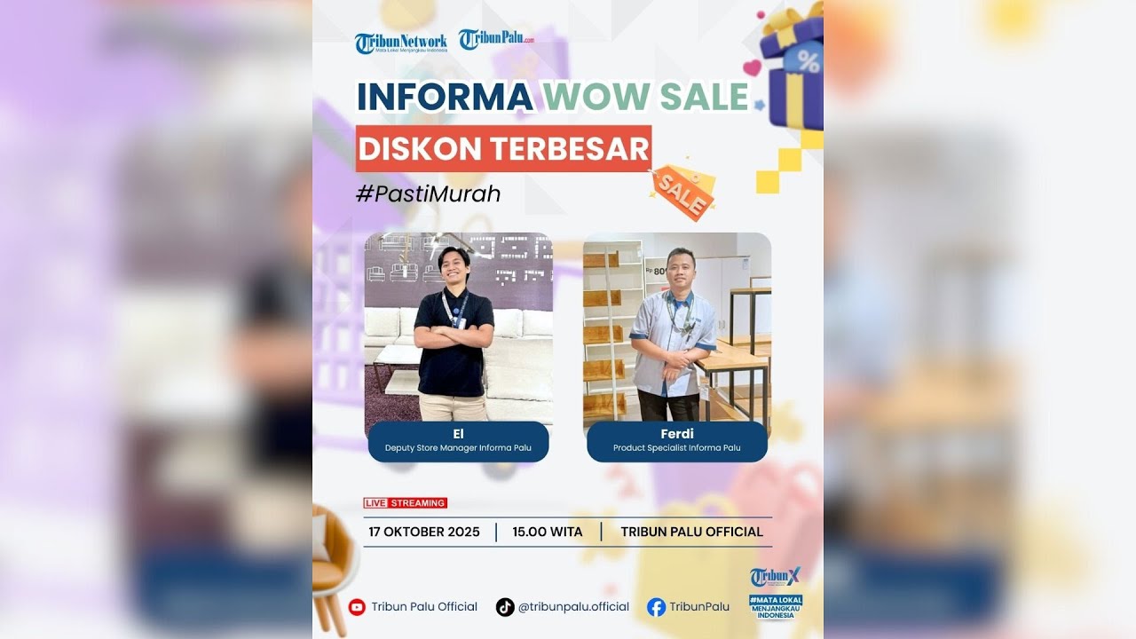🔴LIVE PODCAST:  INFORMA WOW SALE: DISKON TERBESAR #PastiMurah