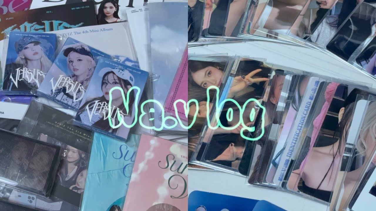 [나븨로그] 포카 오억개 있는 비비지 전앨범깡 @..@ 