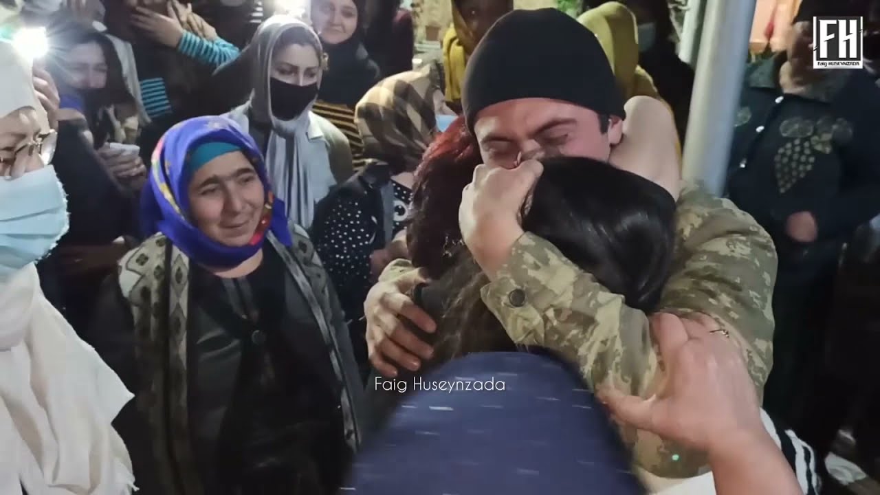 Əsgər Əli Hüseynzadənin qarşılanması. Cəbrayıl və Qubadlının azad olunmasına görə medal alan veteran