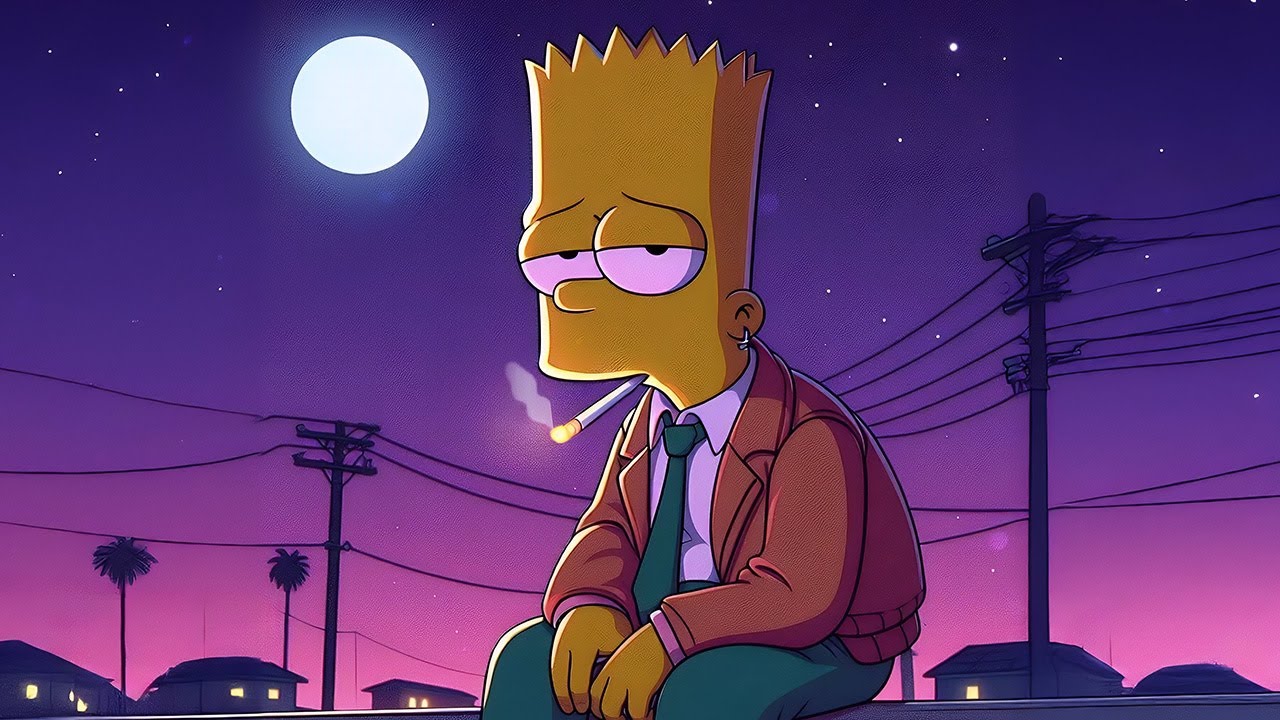 nostalgic smoking session 🚬 lofi hip hop ~ thoughtful beats / soft nights / chill | 4K