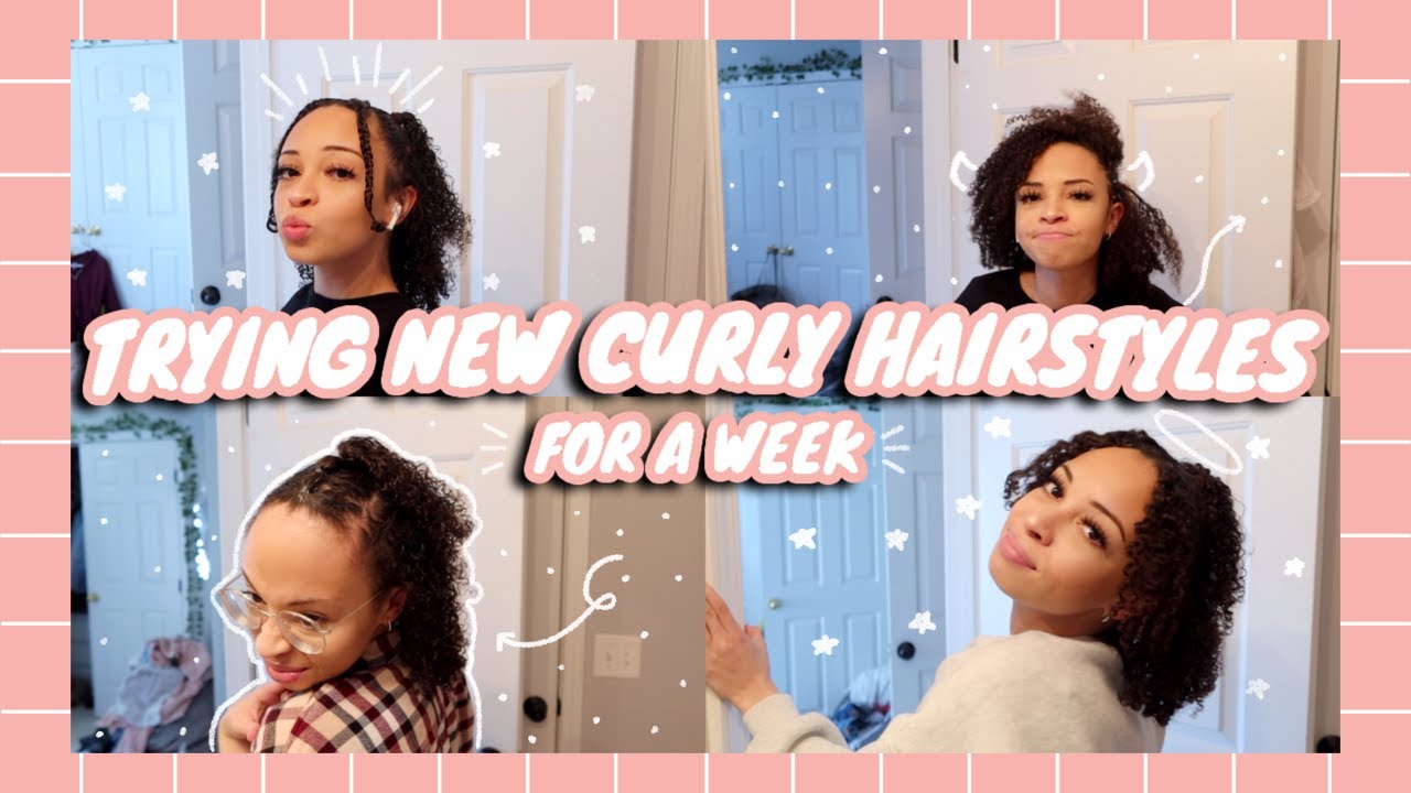 trying new curly hairstyles for a week! | aliyah simone