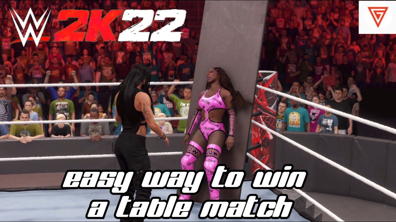 WWE 2K22 | EASY and CHEAP way to win a TABLE MATCH | 