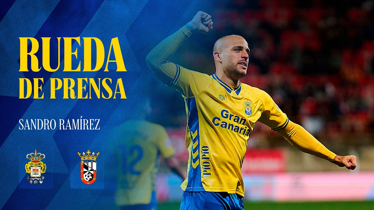 Rueda de prensa de Sandro Ramírez previa a Las Palmas vs AD Ceuta | UD Las Palmas