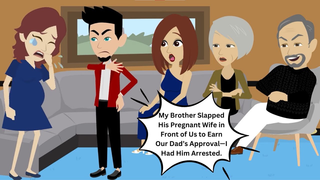 My Brother Slapped His Pregnant Wife in Front of Us to Earn Our Dad’s Approval—I Had Him Arrested.