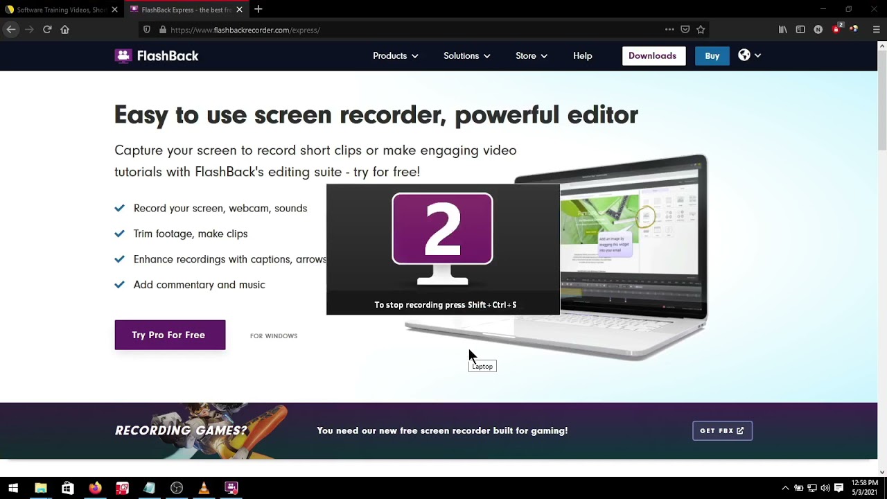 Flashback Express Screen Capture to Create Software Training Videos, Step by Step Video