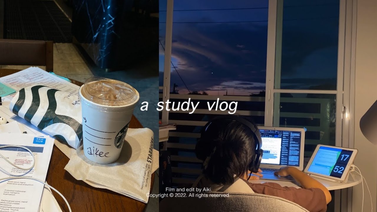 study vlog ⚡️ hours of study timelapse, actto keyboard ft. Yunzii