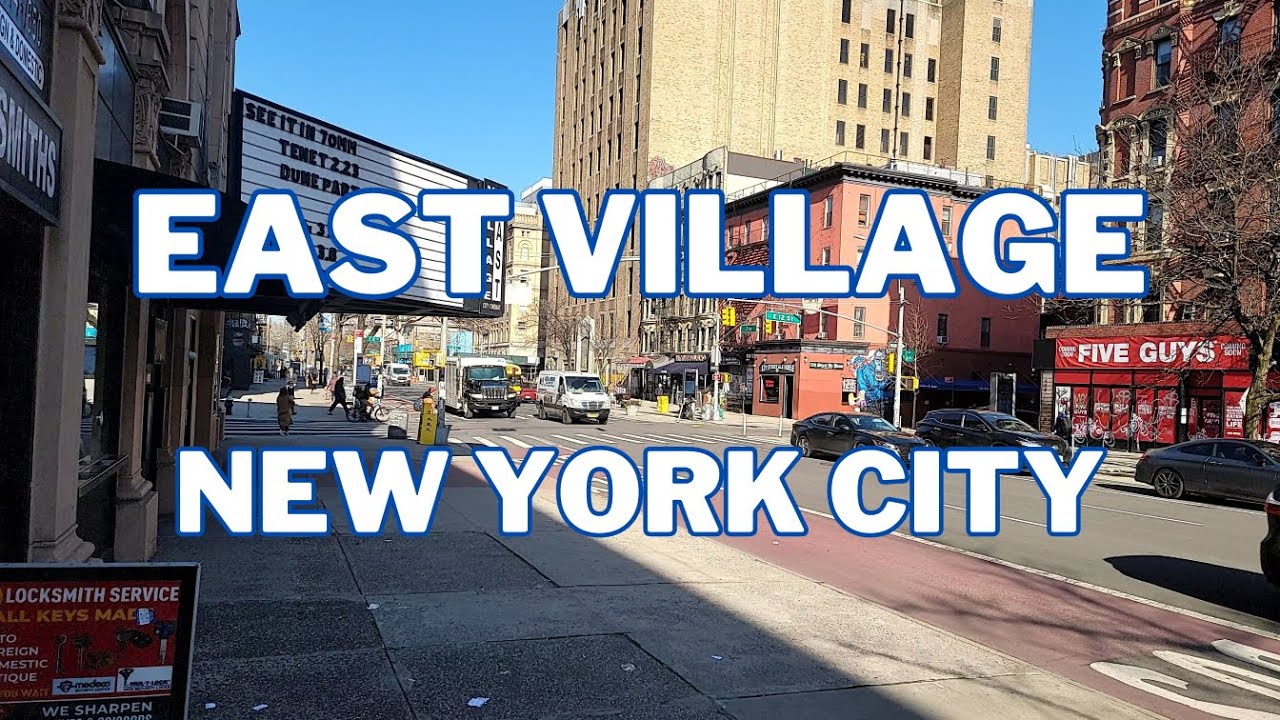 New York City walk - East Village 4K