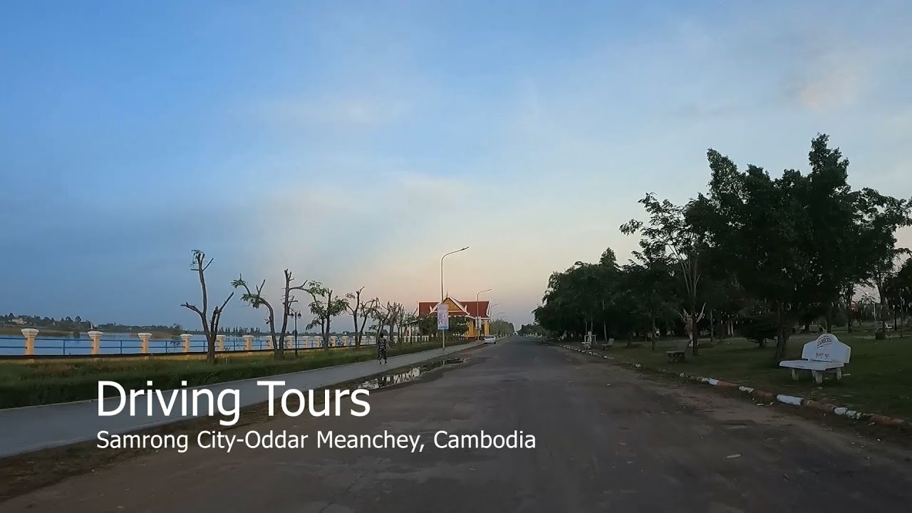 Street Views of Samrong City - Oddar Meanchey, Cambodia #drivingtour