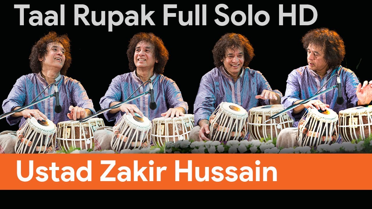 Ustad Zakir Hussain I Taal Rupak I Full Tabla Solo