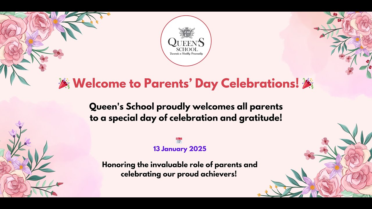 Parent's Day Celebrations at Queen's School, Parbhani