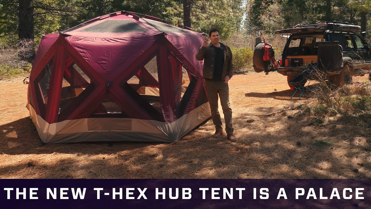 Новая палатка Gazelle T-Hex Hub — это дворец