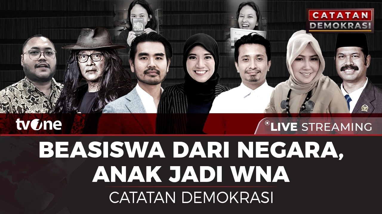 [LIVE] Beasiswa dari Negara, Anak Jadi WNA | Catatan Demokrasi tvOne
