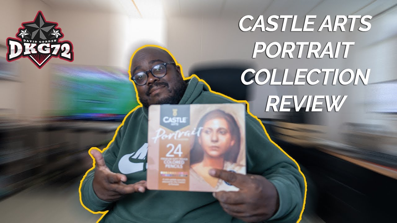 Тестирование цветных карандашей Castle Arts Portrait Collection Premium Soft Touch.