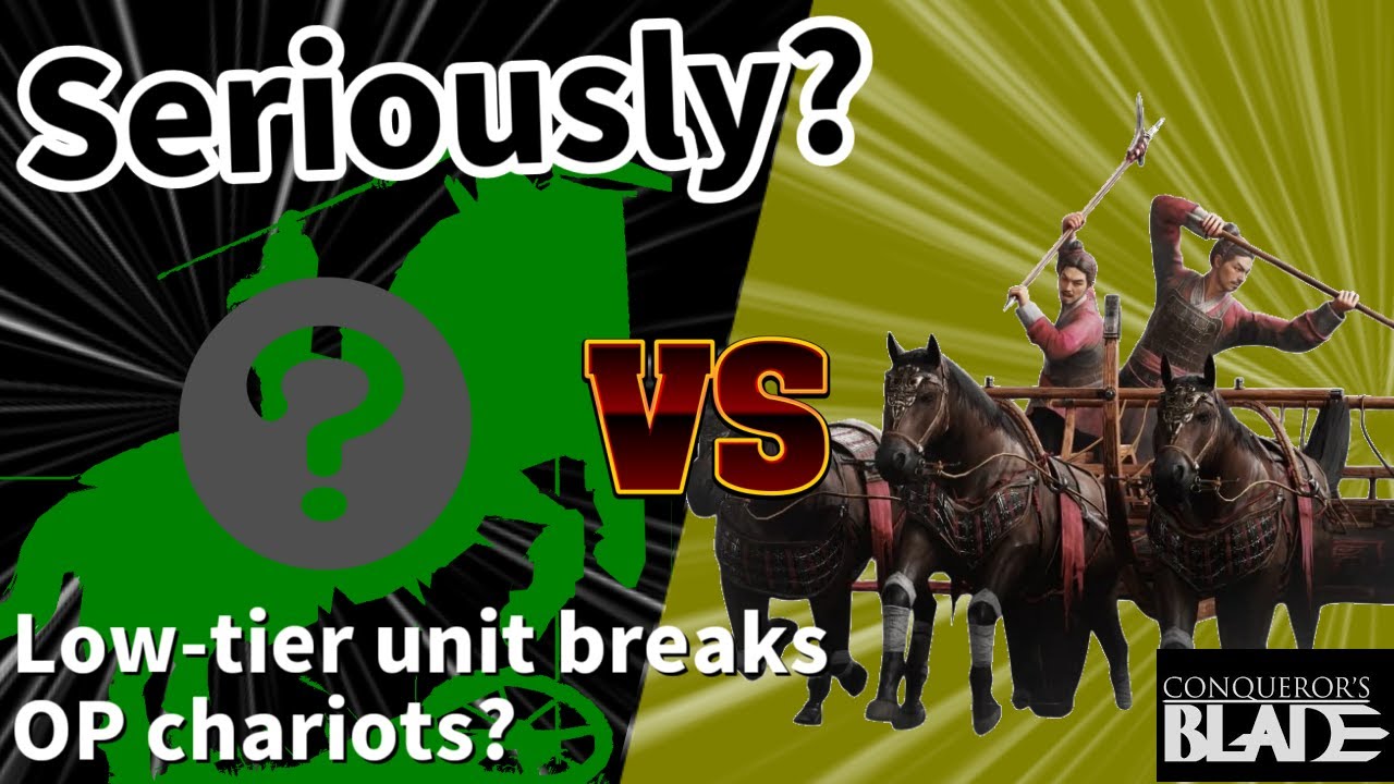 Conqueror's Blade - Tired of Getting Run Over by Empire Chariots? Try This Easy Counter!