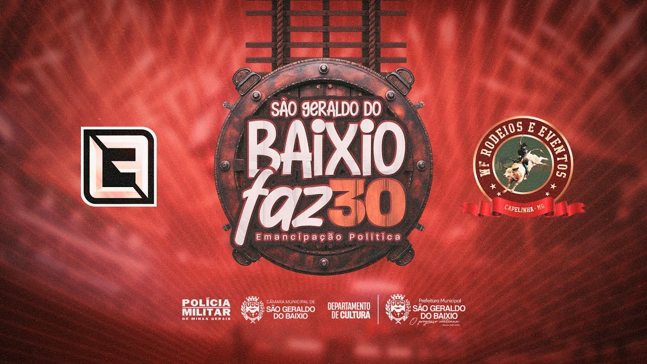 30 ANOS SÃO GERALDO DO BAIXIO - RODEIO AO VIVO - SEXTA
