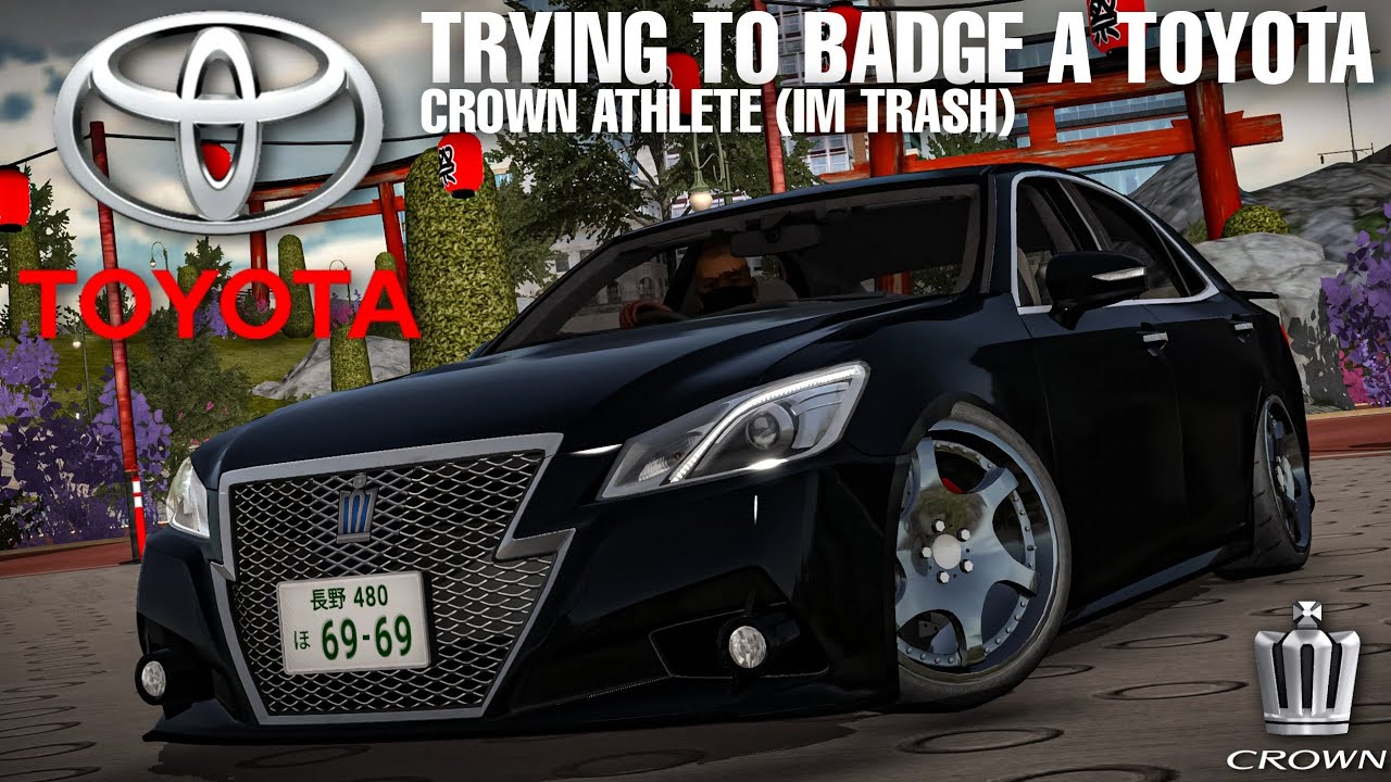I Tried To Badge The New Toyota Crown Athlete | Car Parking Multiplayer