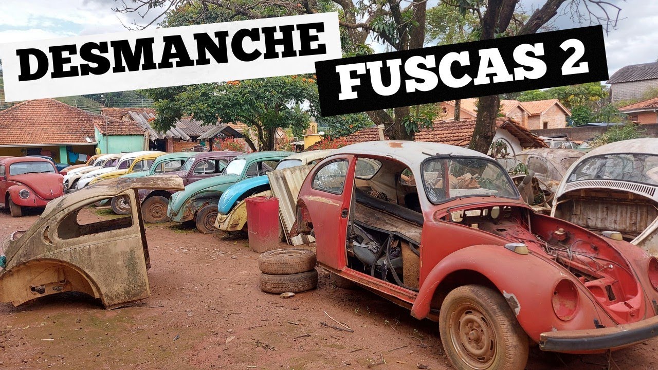 ESTOQUE ABSURDO! 🤯 Encontramos 100+ Fuscas Abandonados e Peças RARAS em Piracaia (SP) | Salva Fusca