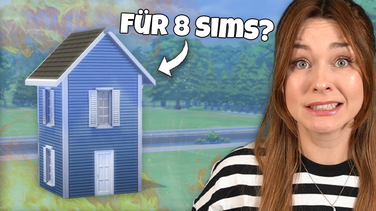 Kann ich ein TINY HOUSE für 8 PERSONEN in Die Sims 4 bauen? 😳 | simfinity