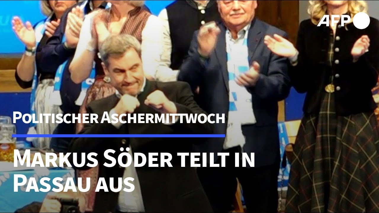 Söder beim Politischen Aschermittwoch: 