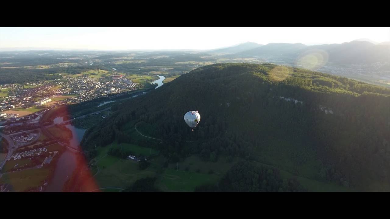 Hot Air Balloon meets Drone (4k)