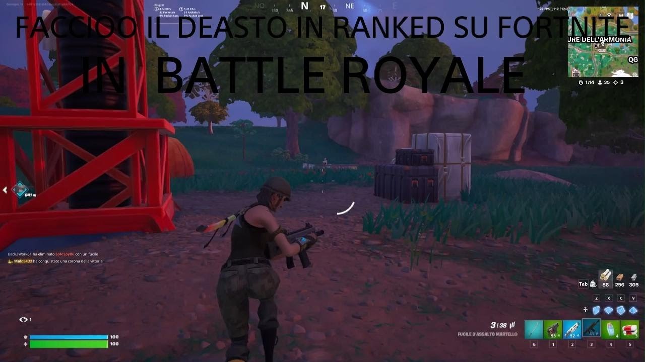 FACCIO IL DEVASTO IN RANKED SU FORTNITE BATTLE ROYALE |DANIEXPRO
