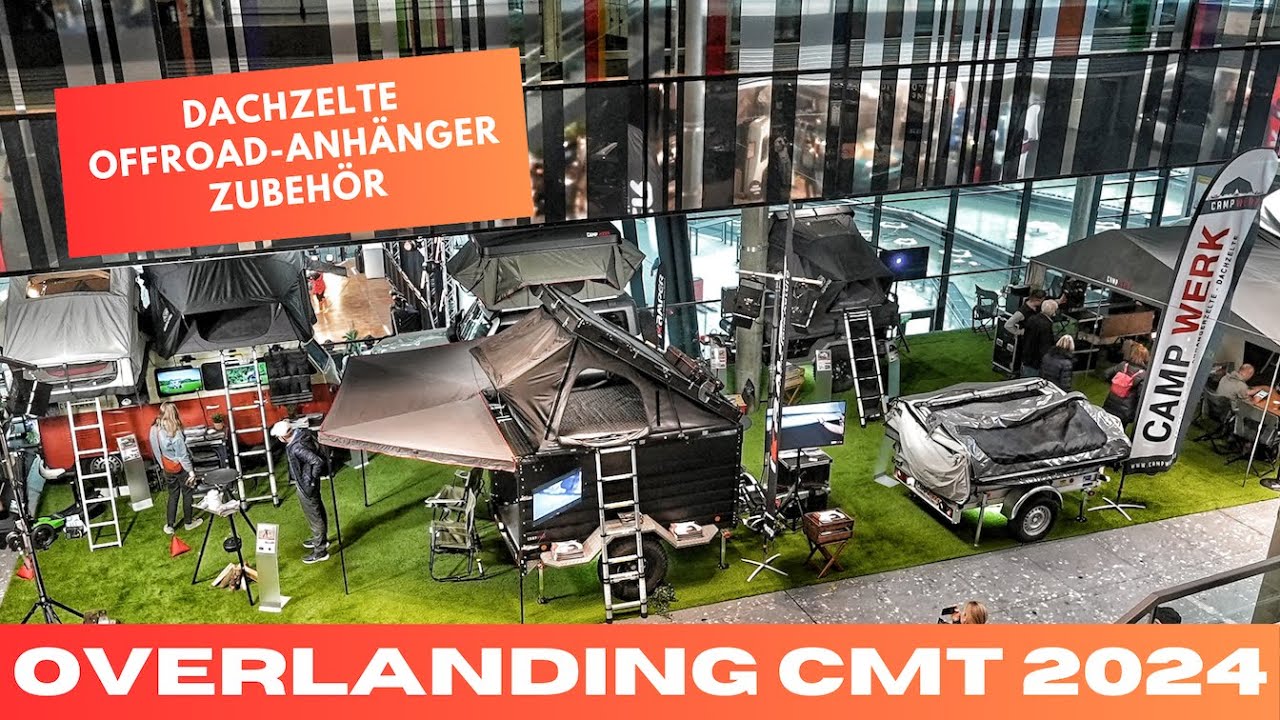 CMT 2024:  Dachzelte und Offroadanhänger auf der Messe in Stuttgart