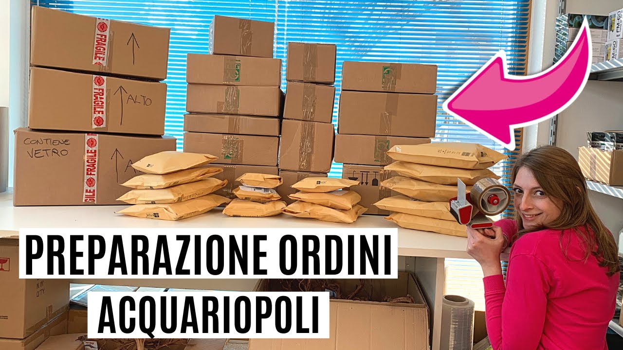 Prepariamo assieme gli ordini di ACQUARIOPOLI del weekend 💪🏼