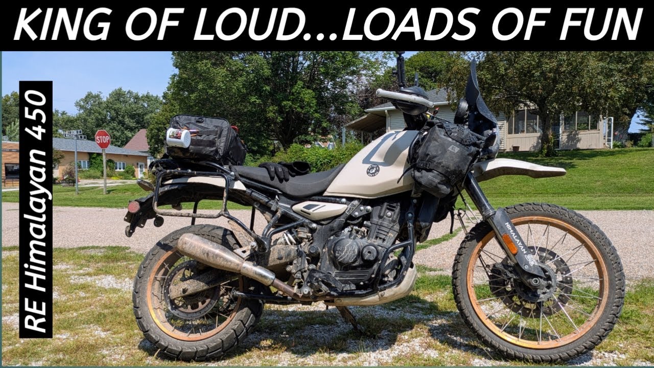 RE Himalayan 450 - Super Loud AEW Full Pipe System Bike - Wahoo!
